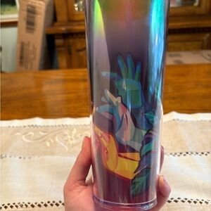 Holographic Tumbler with Sign Language Design
